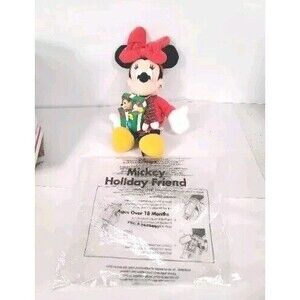 Vintage Disney Minnie Mouse Chipmunks Christmas Holiday Friends 2001 MUSICAL